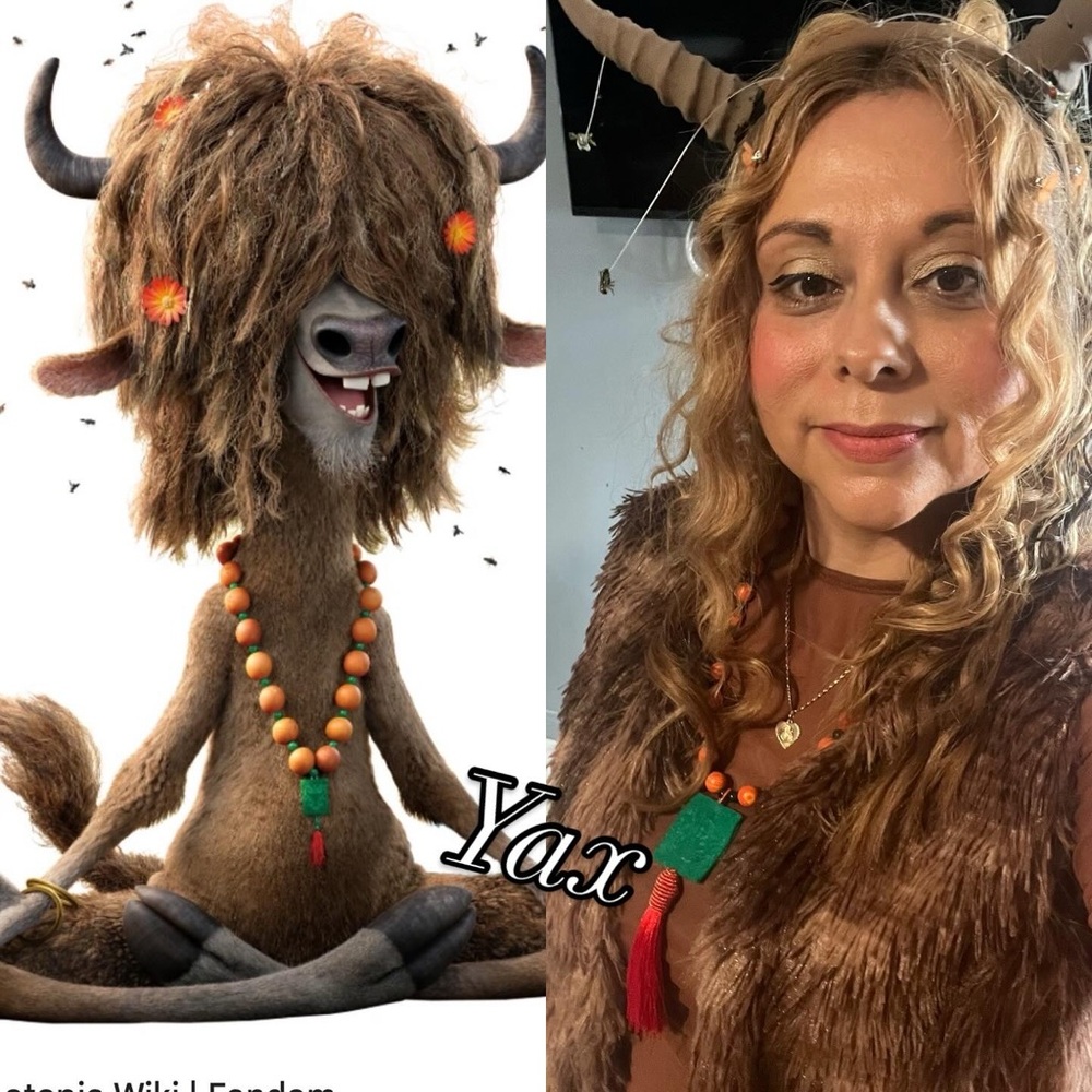 Yax Inspired Costume with Beaded Necklace